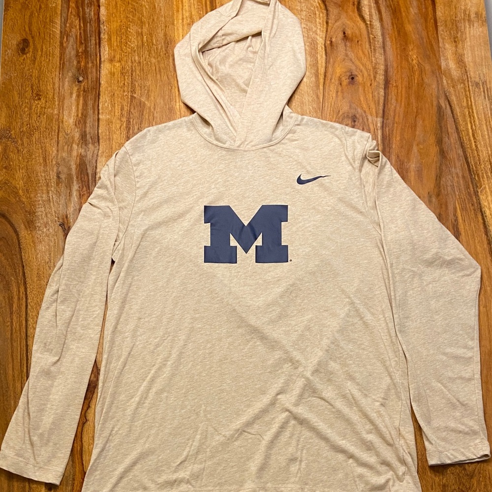 Nike Michigan Wolverines Thin Hoodie